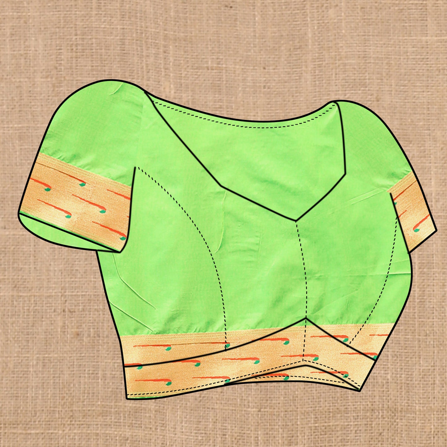 Soft Paithani Green Silk Saree