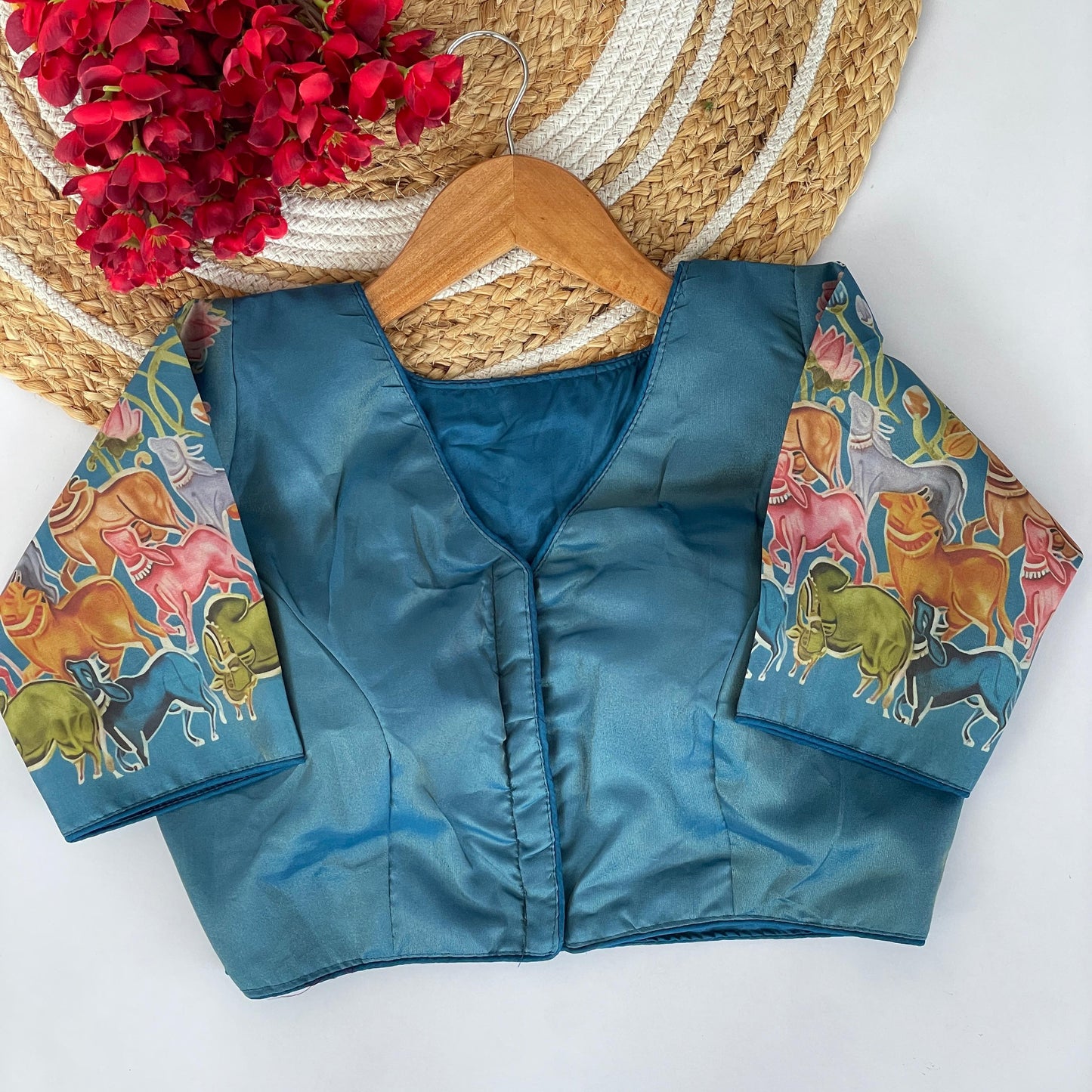 Boutique Style Collection Blue Blouse