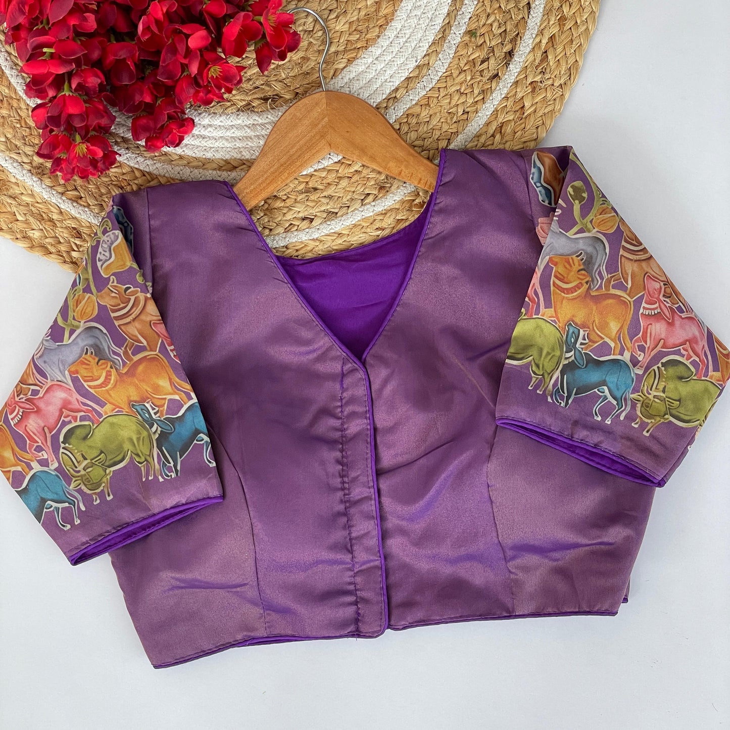 Boutique Style Collection Purple Blouse