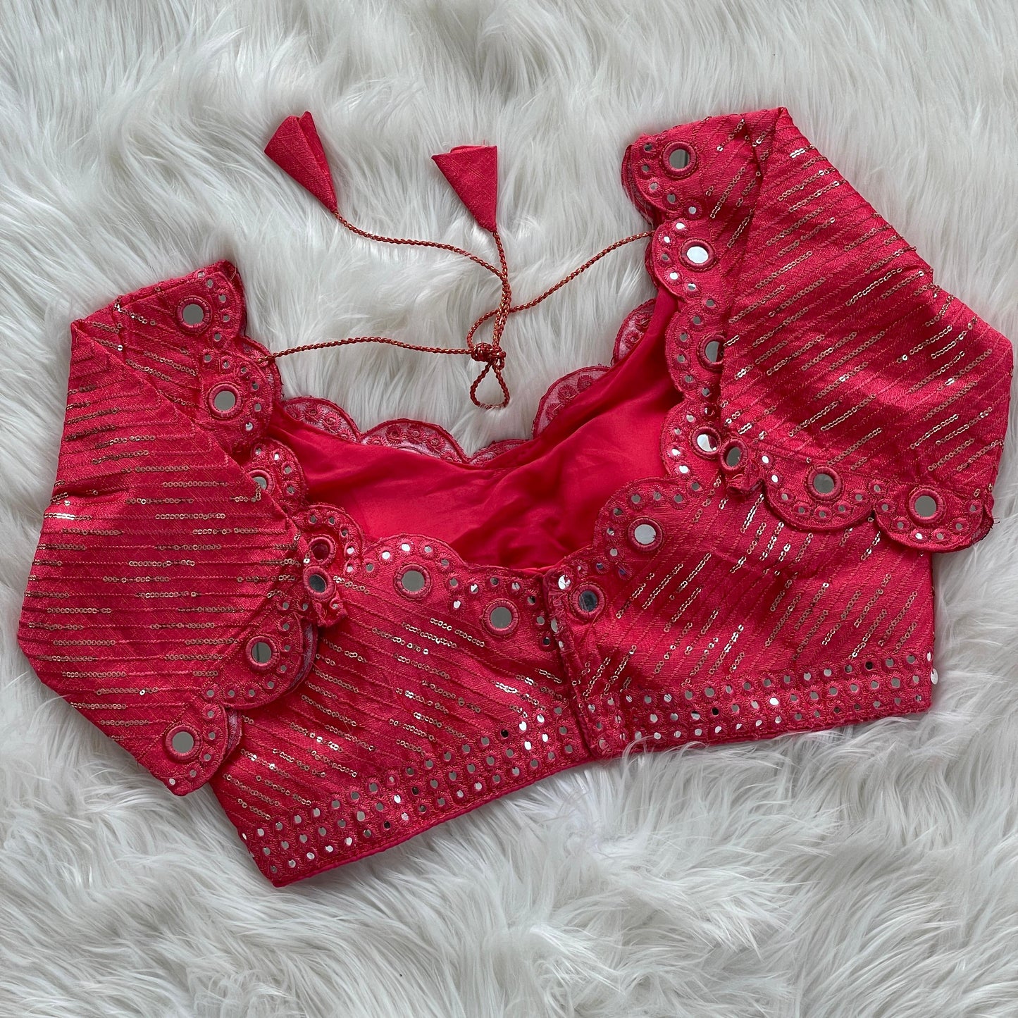 Traditional Wedding Style Tomato Blouse