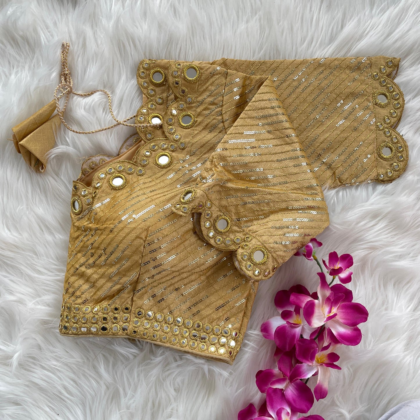Traditional Wedding Style Beige Blouse