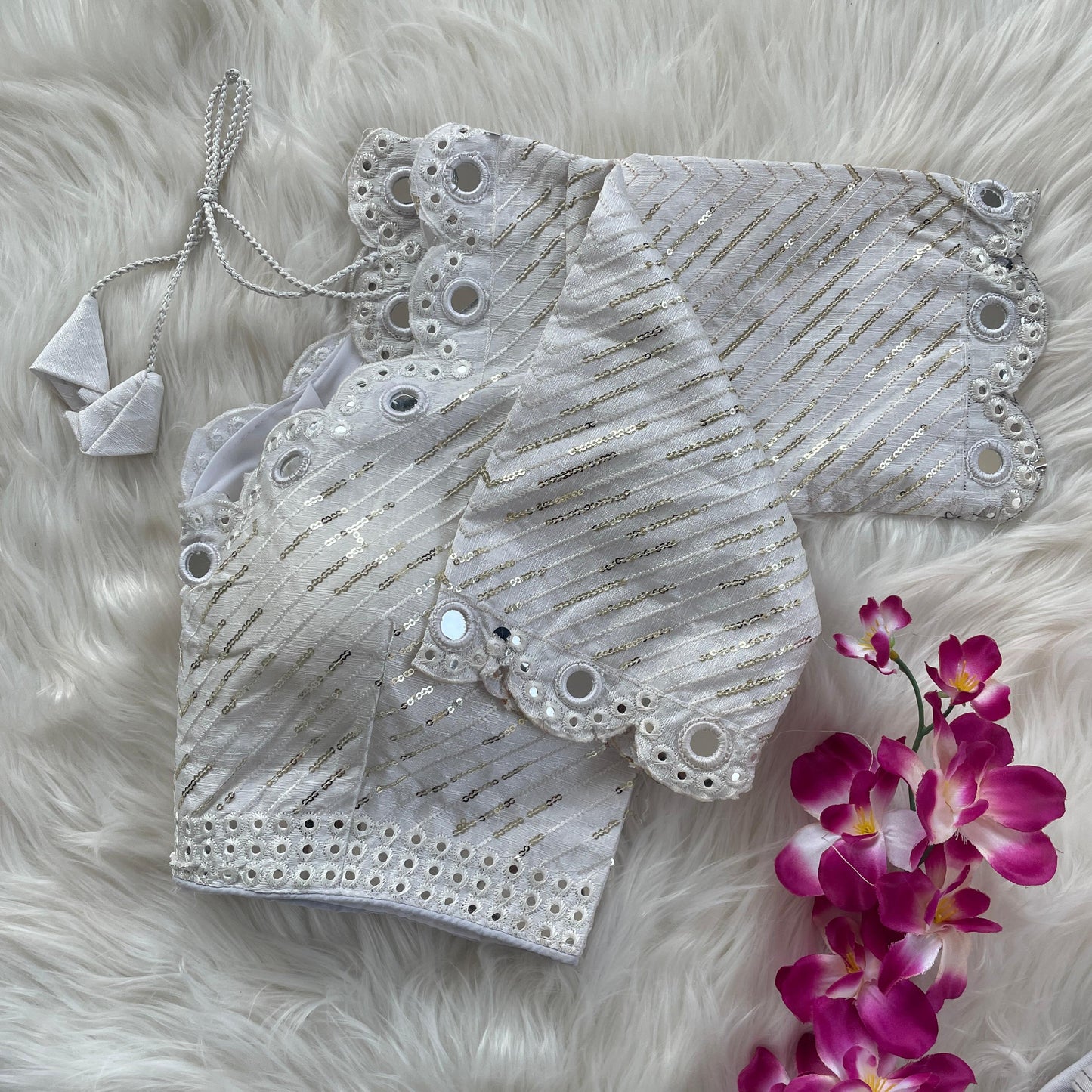 Traditional Wedding Style White Blouse