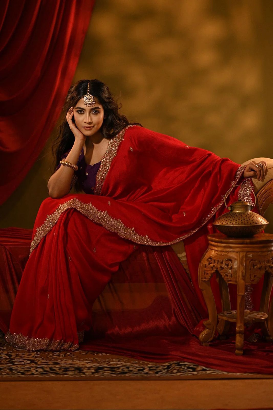 Teej Red Super Hit Saree