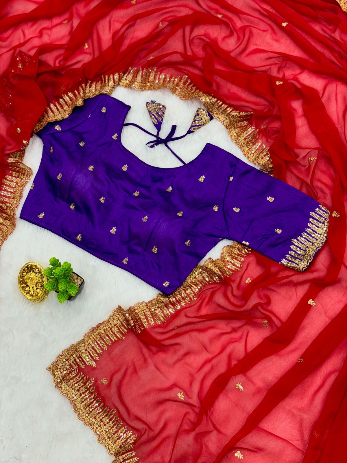 Teej Red Super Hit Saree
