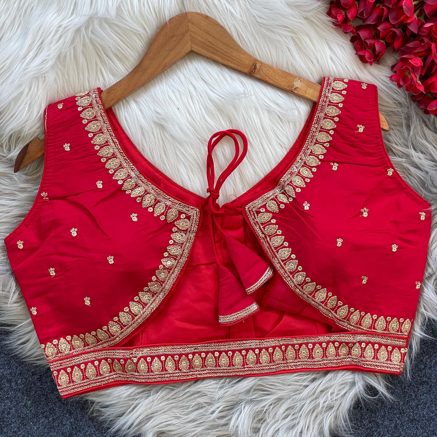 Heavy Embroidery and Sequence Work Blouse