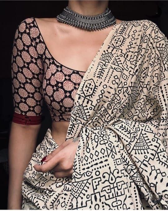 Chanderi Cotton Digital Floral printed Saree