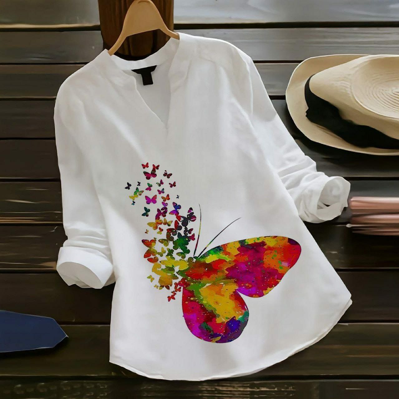 New Fancy Digital Print Top