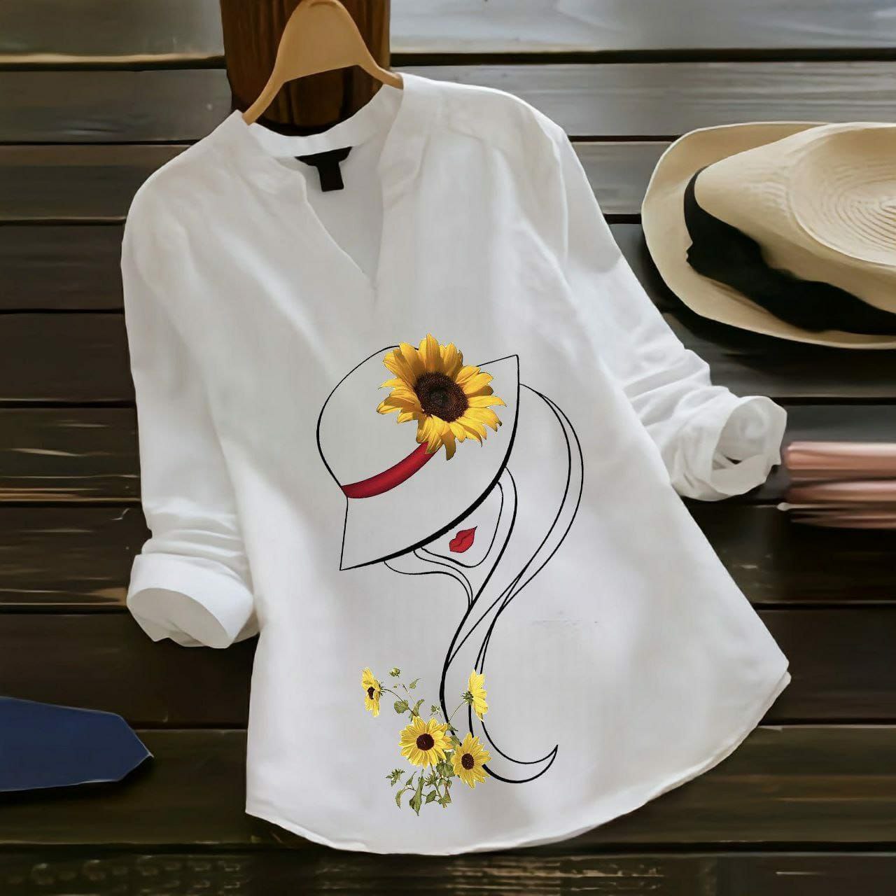New Fancy Digital Print Top
