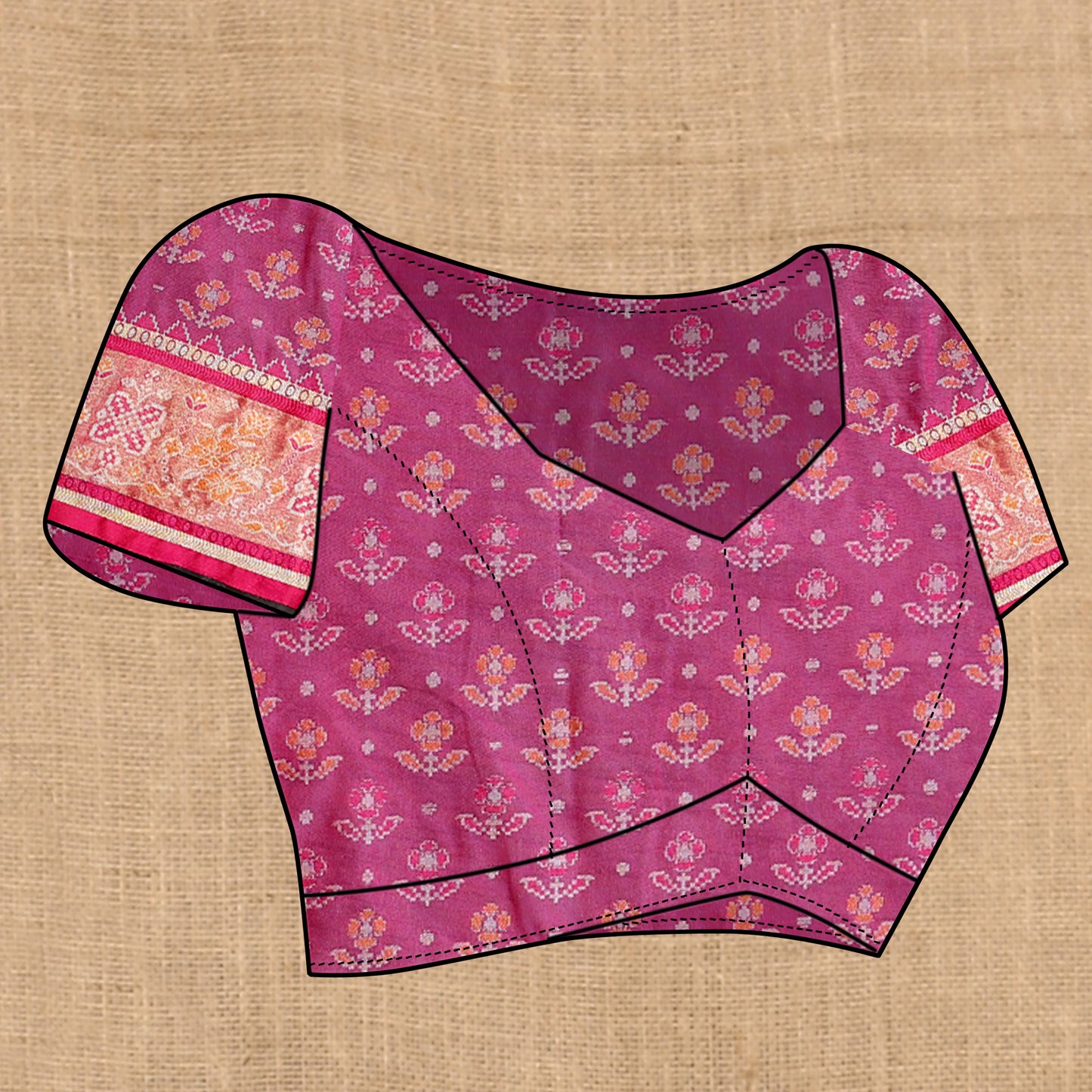 Soft Patola Yellow Saree With Meenakari Zari Weawing Motifs