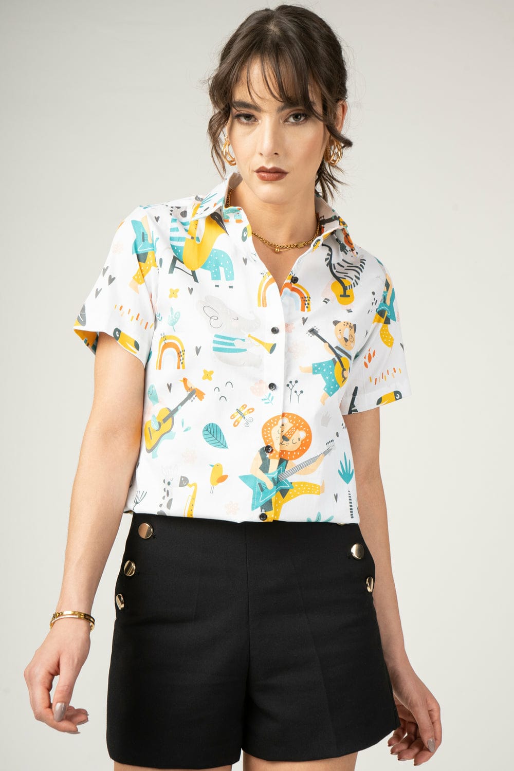 New Fancy Digital Print Top