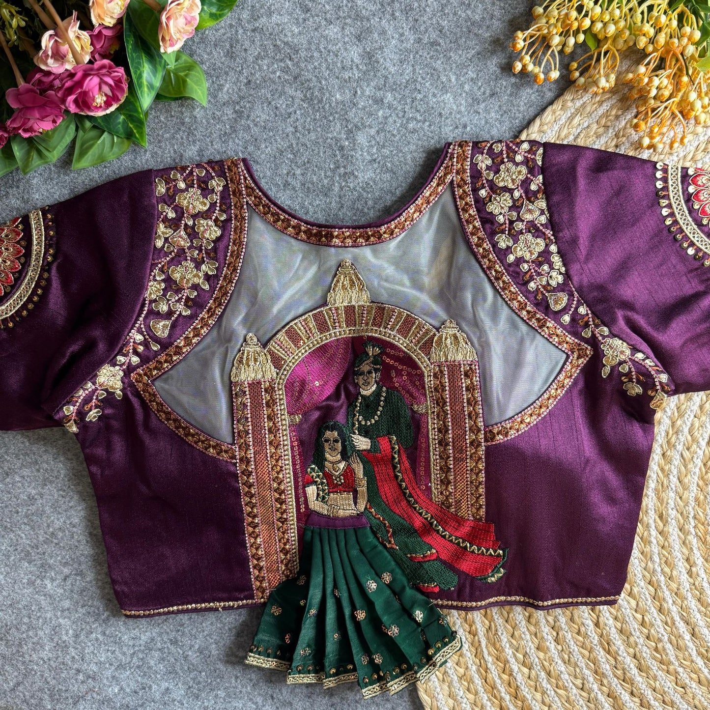 Heavy Embroidery With Beautiful 3D Barbie Work
