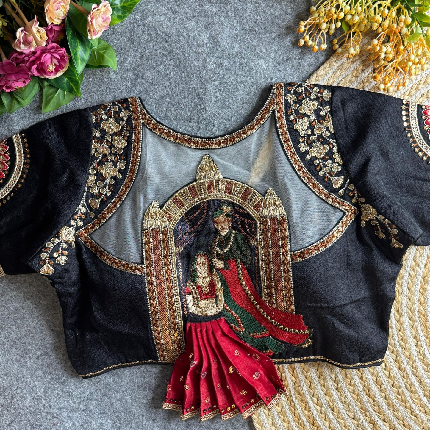 Heavy Embroidery With Beautiful 3D Barbie Work