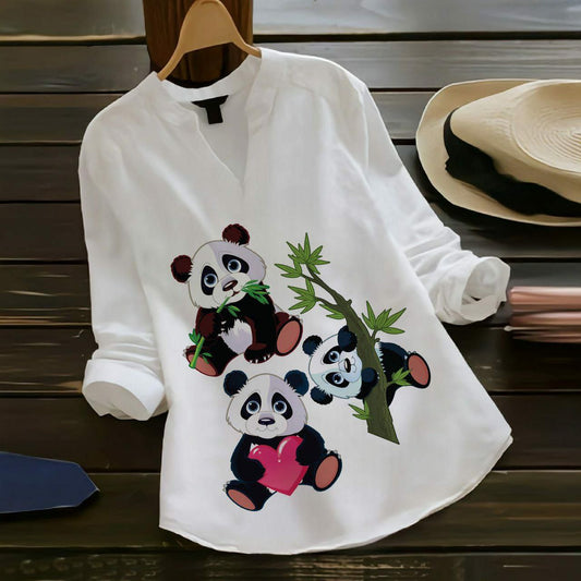 New Fancy Digital Printed Cotton Top